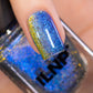 ILNP- Alice - Blue to Gold Magnetic Shimmer Nail Polish I Love My Polish