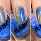 ILNP- Alice - Blue to Gold Magnetic Shimmer Nail Polish I Love My Polish