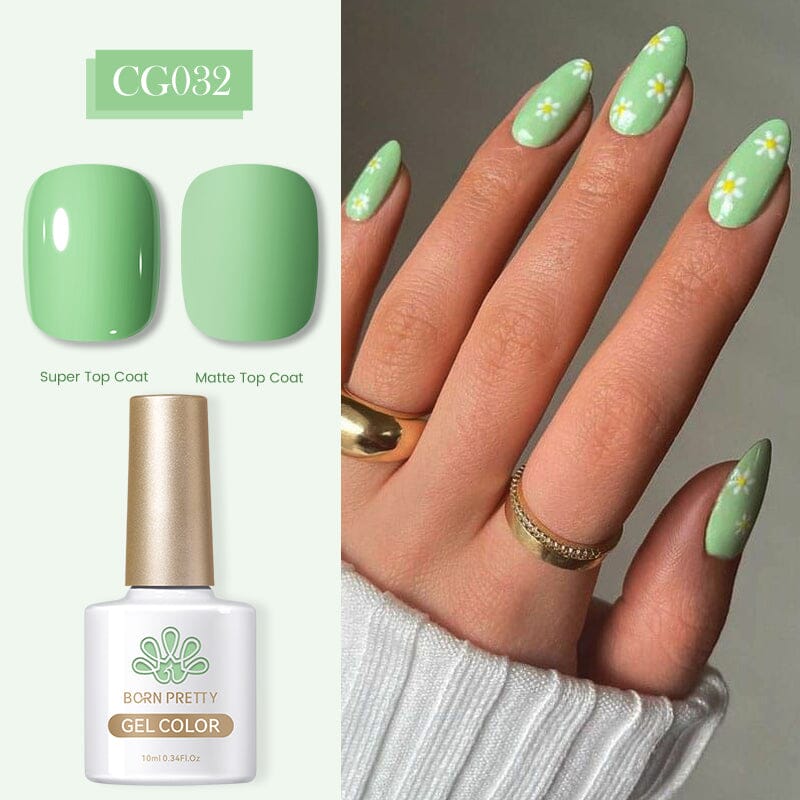 Born Pretty-  Light Green Gel Nail Polish CG032 (10ml) I Love My Polish
