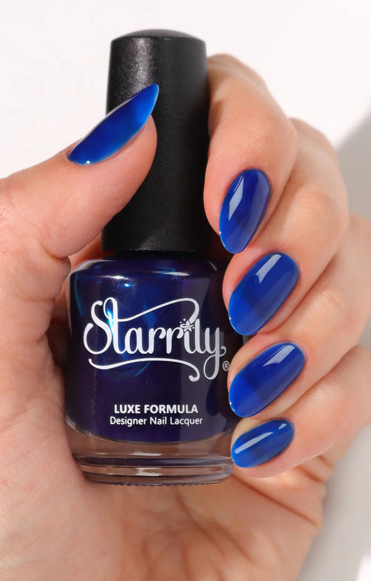 Starrily- Bluefire Jelly Solid Blue Jelly Nail Polish I Love My Polish