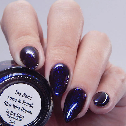 Bees Knees Lacquer- The World Loves to Punish Girls who Dream in the Dark I Love My Polish