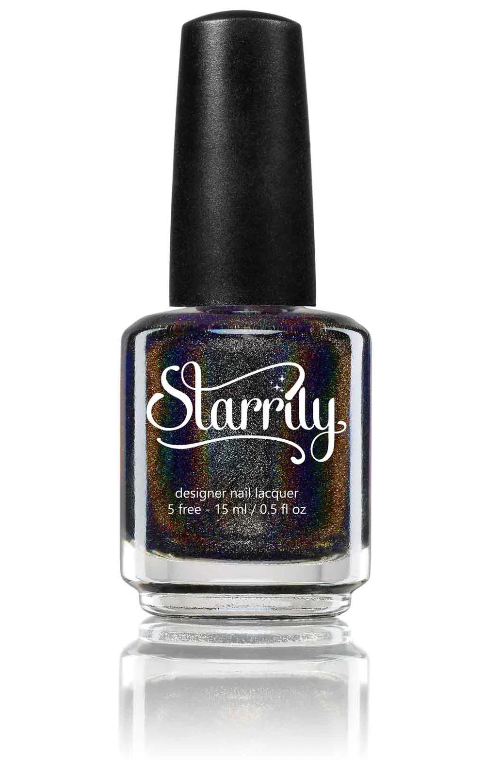 Starrily- Black Magic Black Holographic Nail Polish I Love My Polish