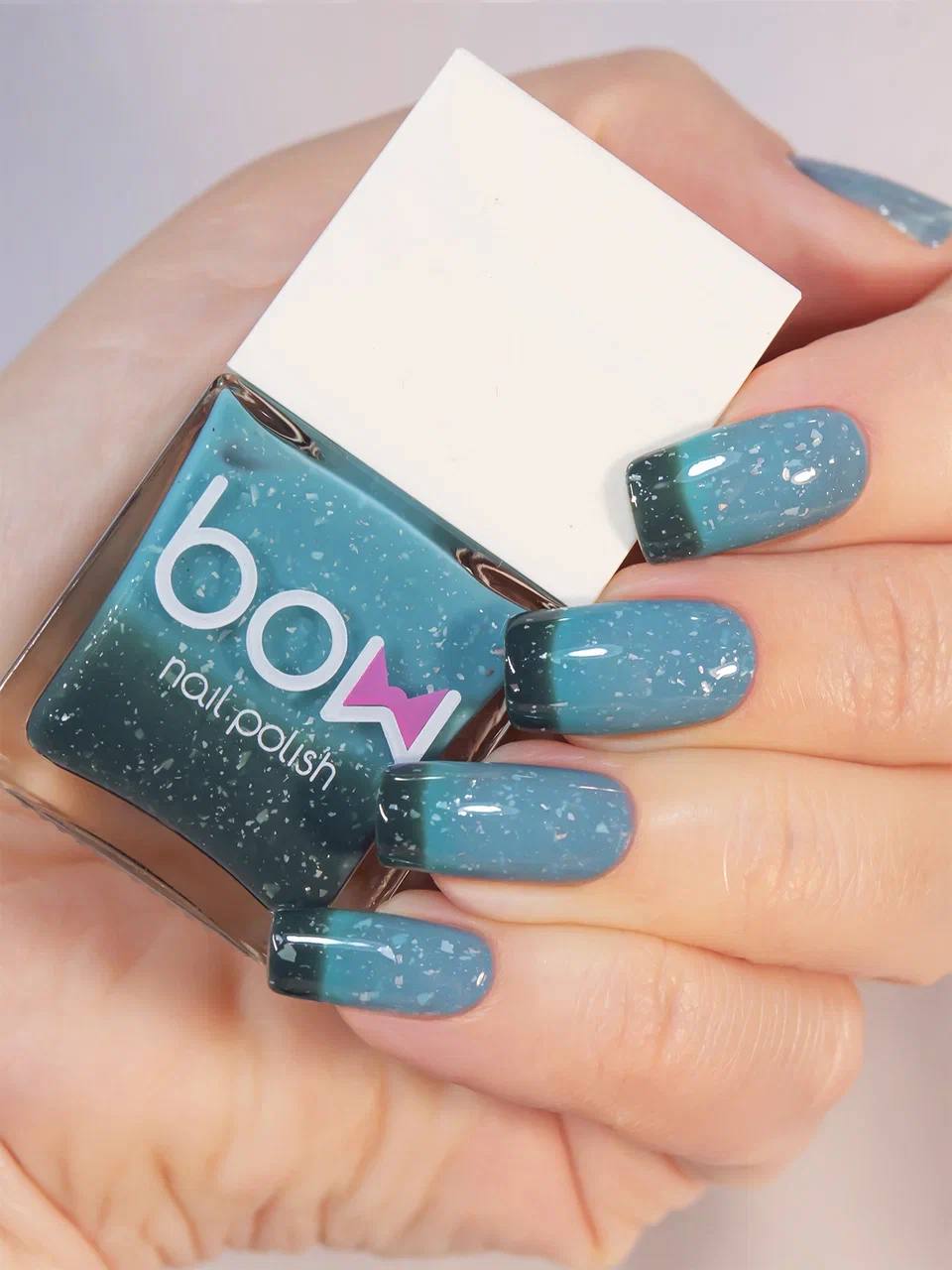 Bow Polish- All Time Low Blue Thermal Nail Polish I Love My Polish