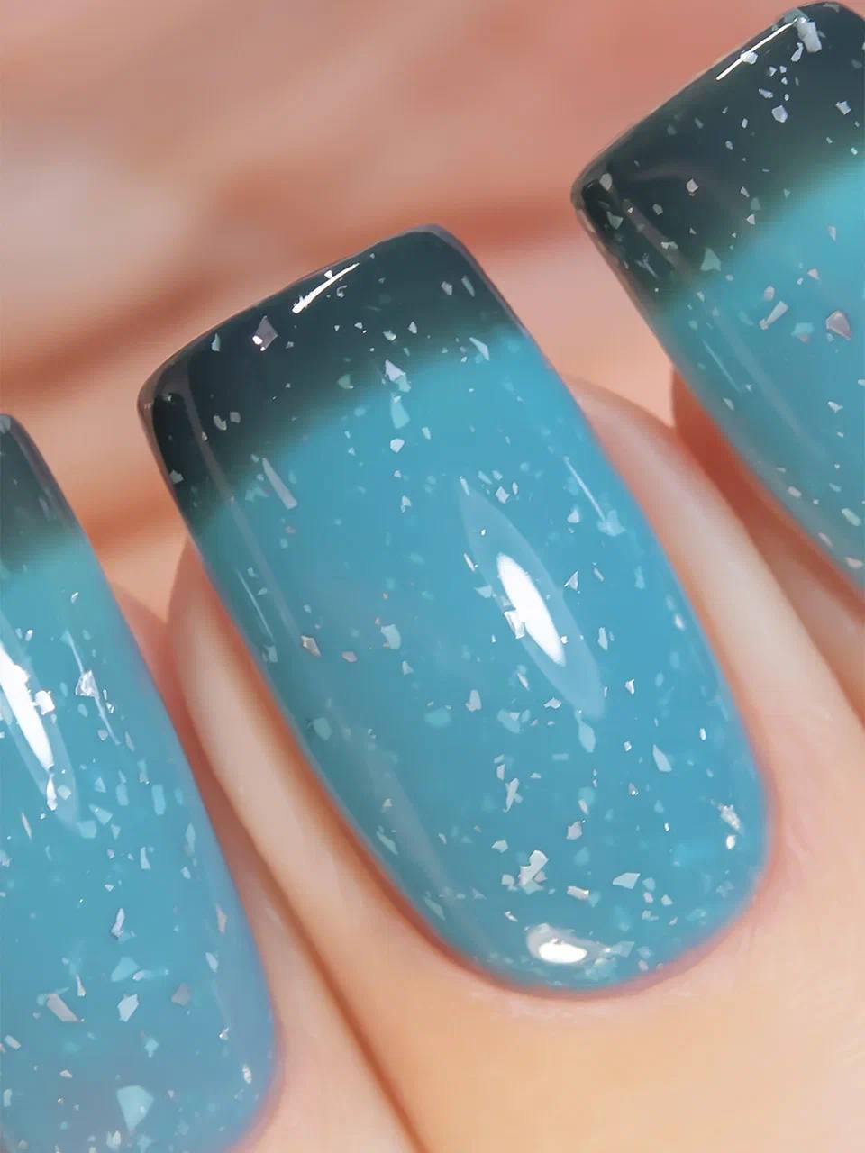 Bow Polish- All Time Low Blue Thermal Nail Polish I Love My Polish