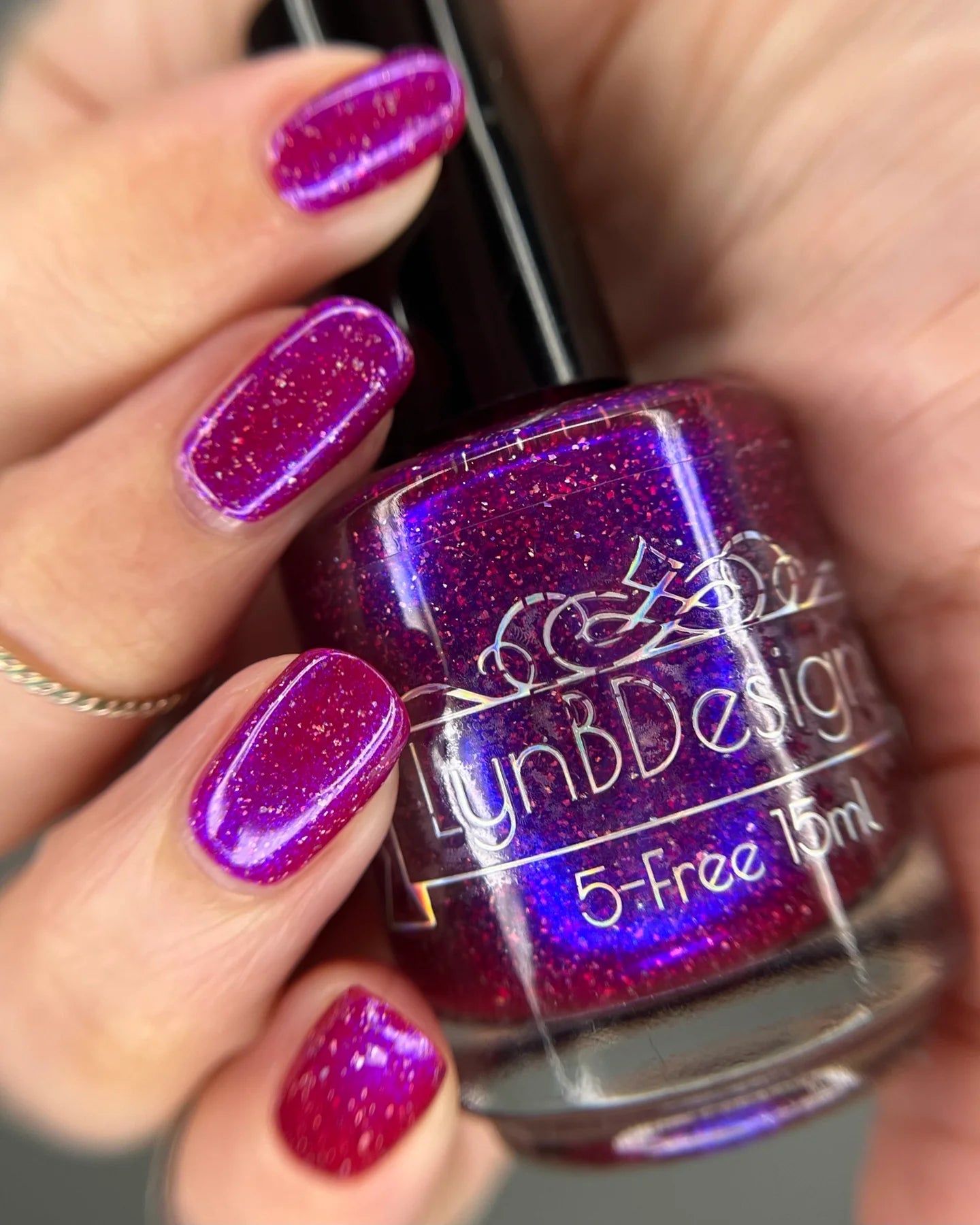 Lynb Designs- Taken for Garnet I Love My Polish