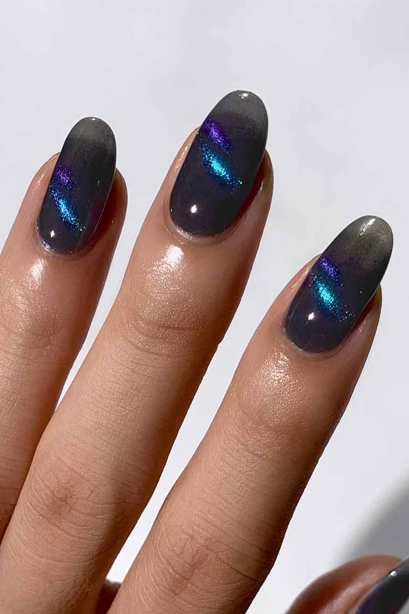 Cirque Colors- Fool's Paradise Grey Purple  Multi Chrome Magnetic Nail Polish I Love My Polishsh