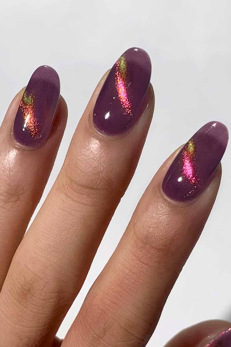 Cirque Colors- Fool's Paradise Purple Pink Multi Chrome Magnetic Nail Polish I Love My Polish