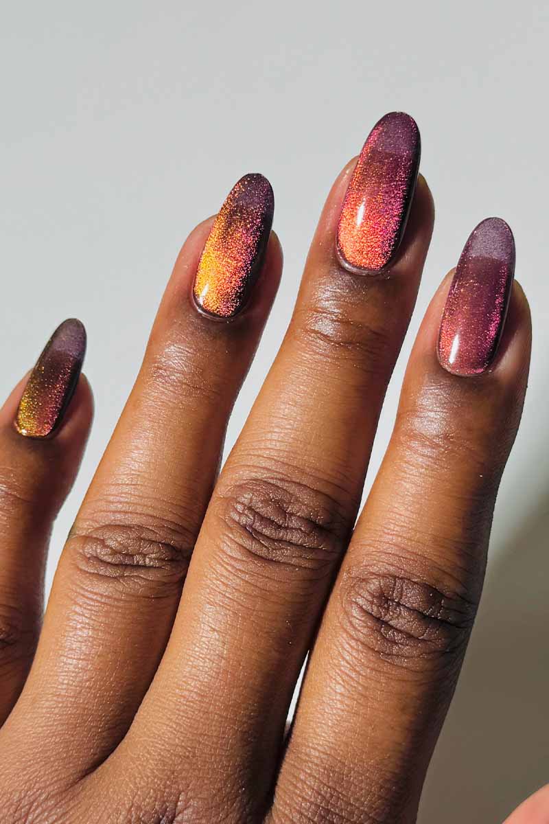 Cirque Colors- Fool's Paradise Purple Pink Multi Chrome Magnetic Nail Polish I Love My Polish