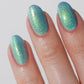 Cirque Colors- Wish Come True Teal Green Reflective Glitter Nail Polish I Love My Polish