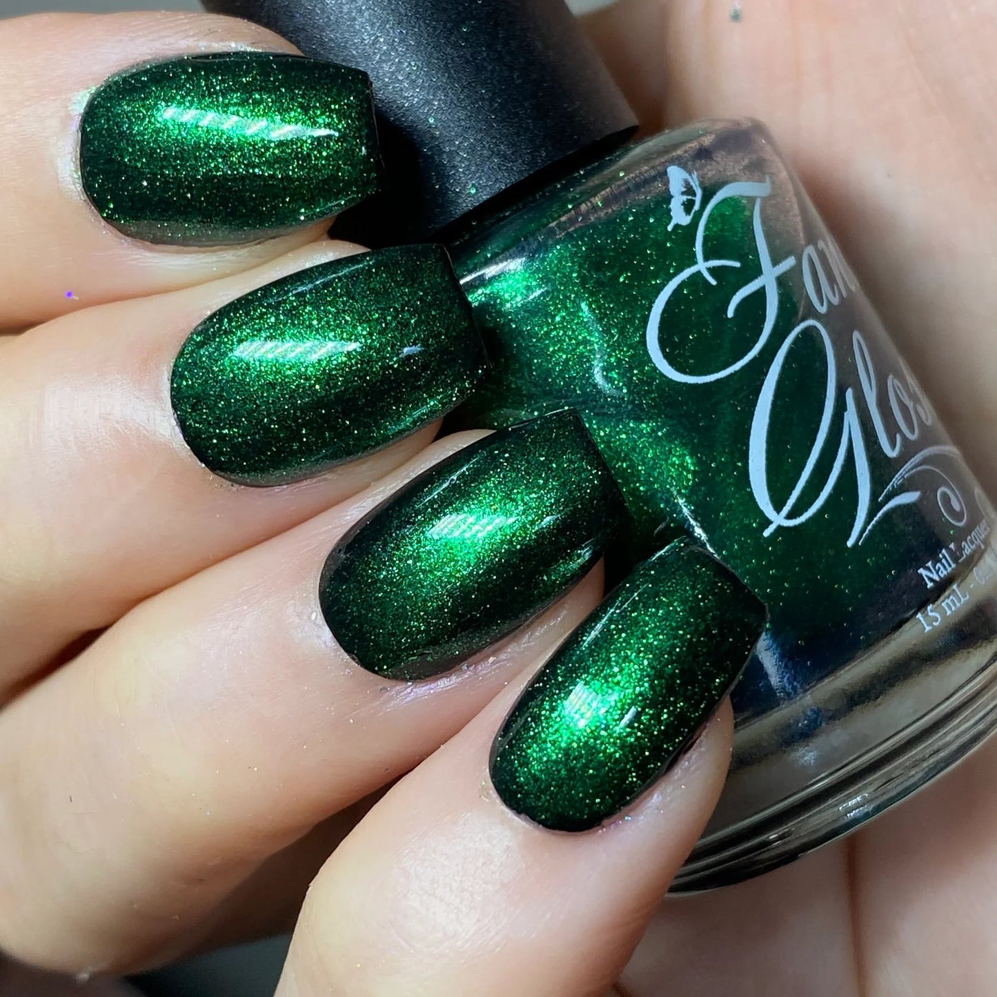 Fancy Gloss- Green Magnetic Top Coat I Love My Polish