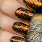 Fancy Gloss- Amber Opal Copper Flakies Nail Polish I Love My Polish