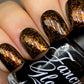 Fancy Gloss- Amber Opal Copper Flakies Nail Polish I Love My Polish