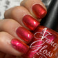 Fancy Gloss- Bombshell Pinkish Red Copper Nail Polish I Love My Polish