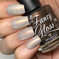 Fancy Gloss- Bronzed Horizon Brown White Copper Gold shimmer Holographic micro Flakes Nail Polish I Love My Polish