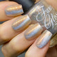 Fancy Gloss- Space Phoenix Silver Top and Base Coat Nail Polish I Love My Polish