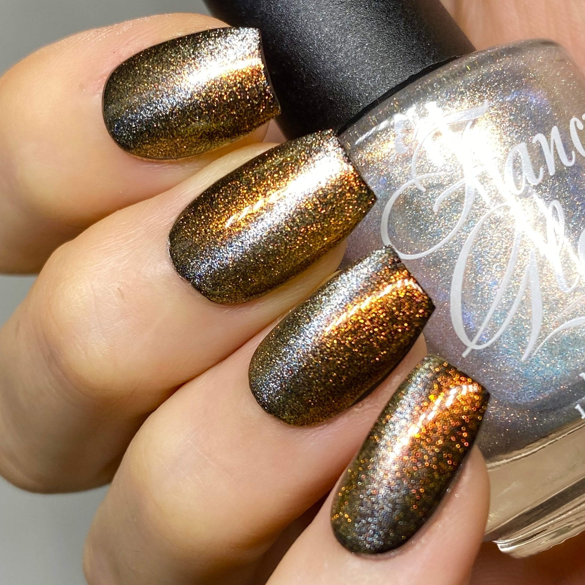 Fancy Gloss- Space Phoenix Silver Top and Base Coat Nail Polish I Love My Polish