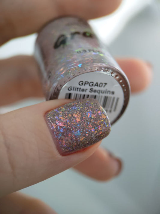 Grattol- Sequins (Reflective Glitter) I Love My Polish