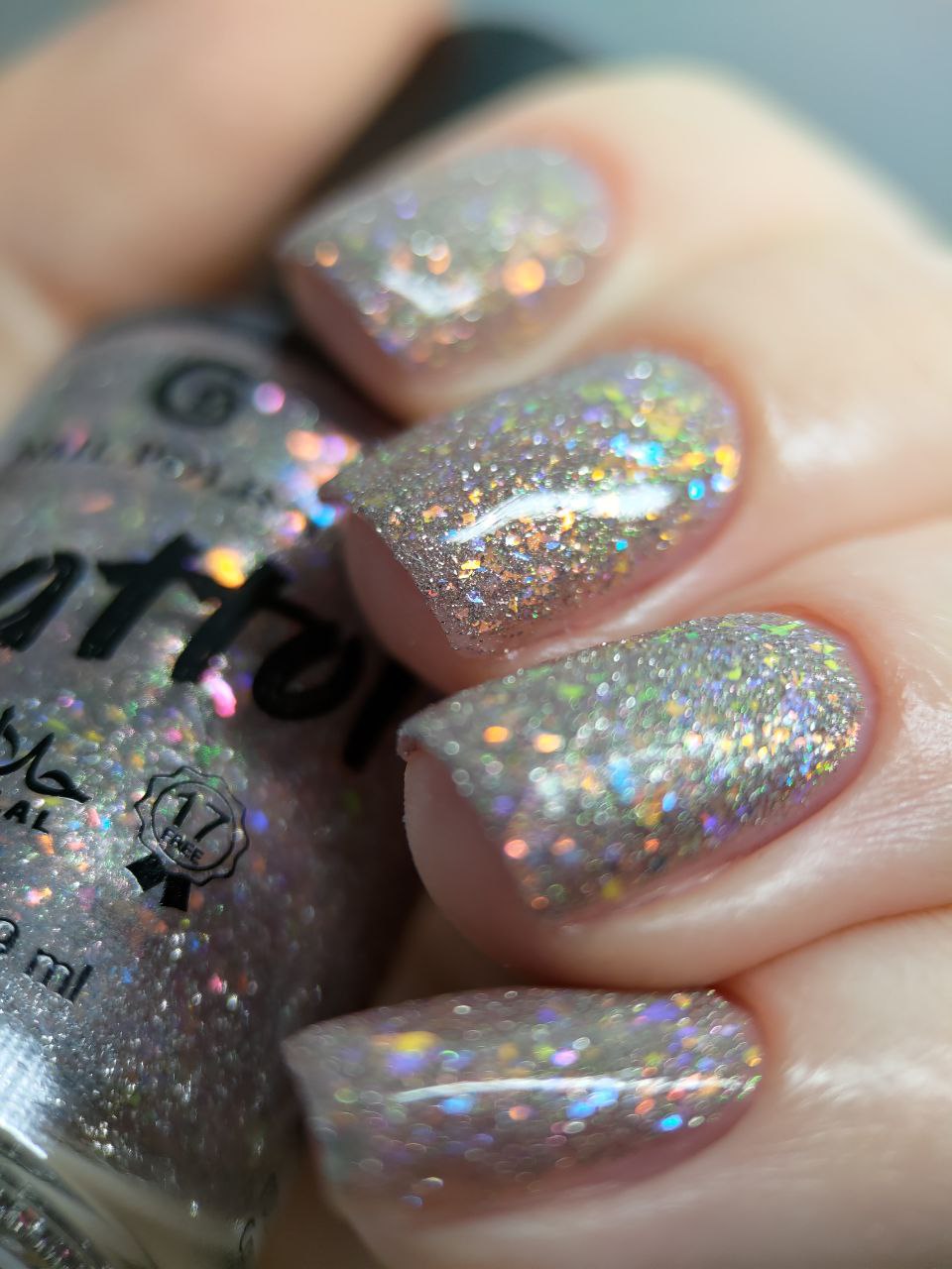 Grattol- Sequins (Reflective Glitter) I Love My Polish