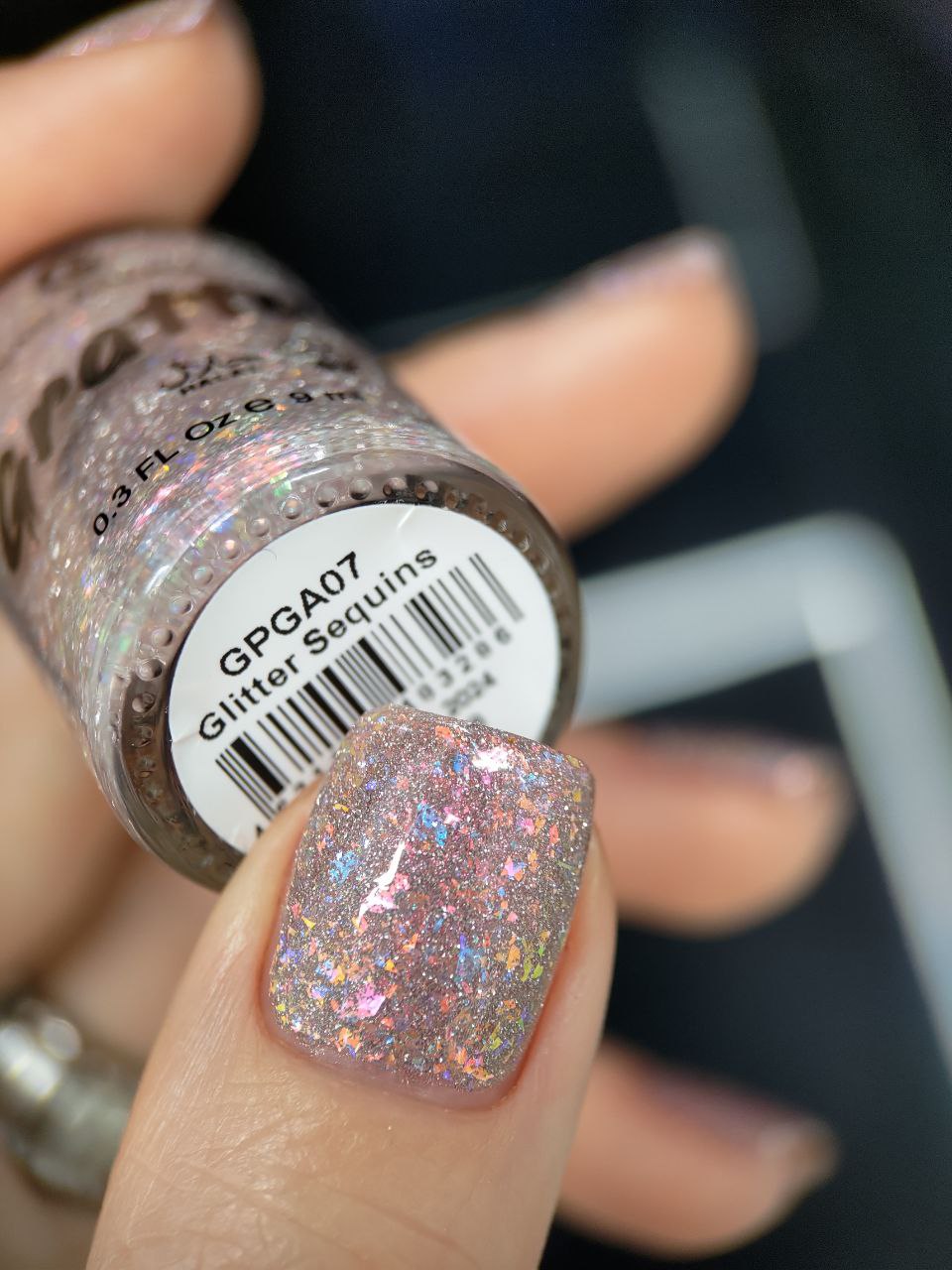 Grattol- Sequins (Reflective Glitter) I Love My Polish
