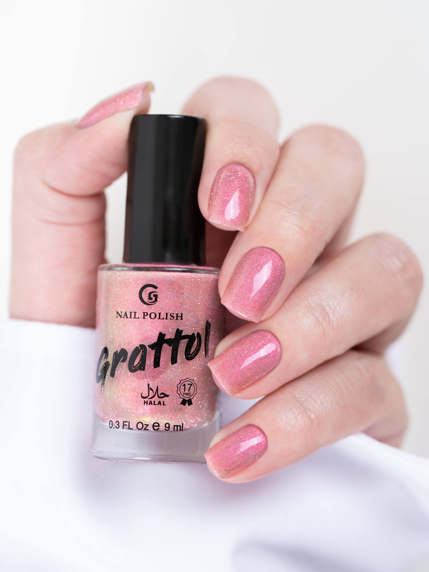 Grattol- Reckless Rose (Reflective Glitter) I Love My Polish
