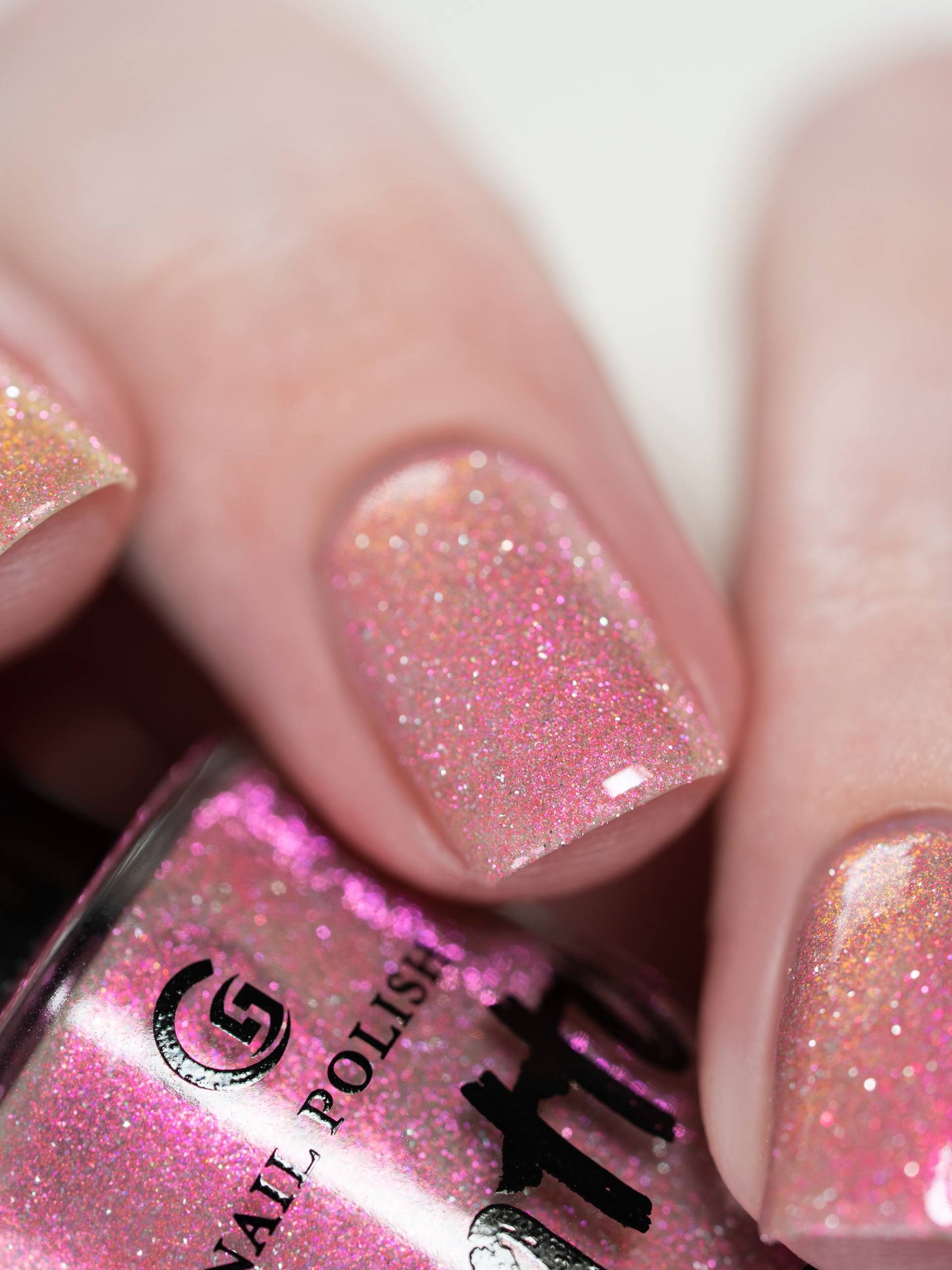 Grattol- Reckless Rose (Reflective Glitter) I Love My Polish