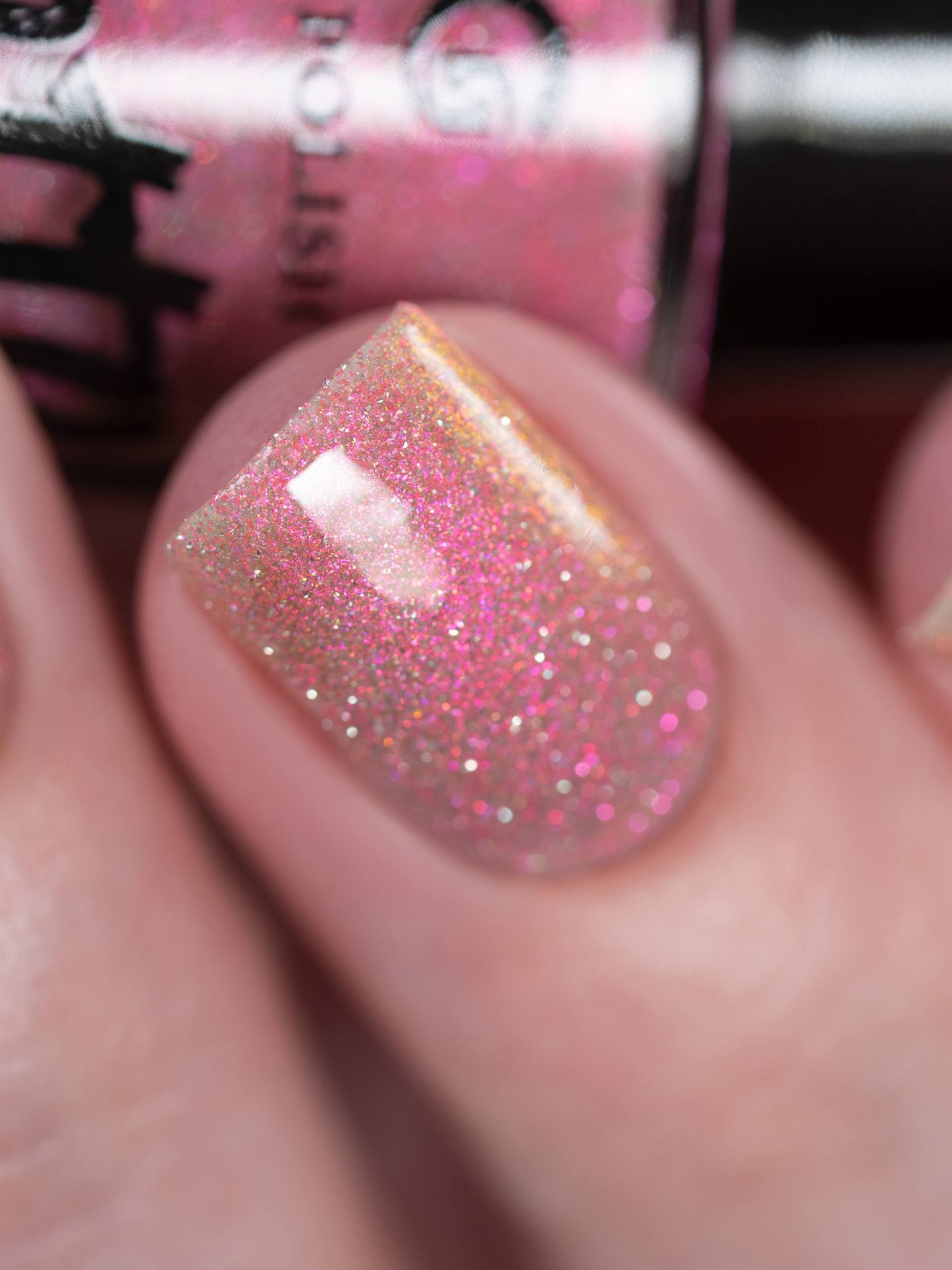Grattol- Reckless Rose (Reflective Glitter) I Love My Polish