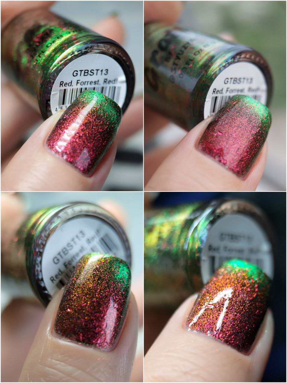 Grattol- Red, Forrest, Red I Love My Polish