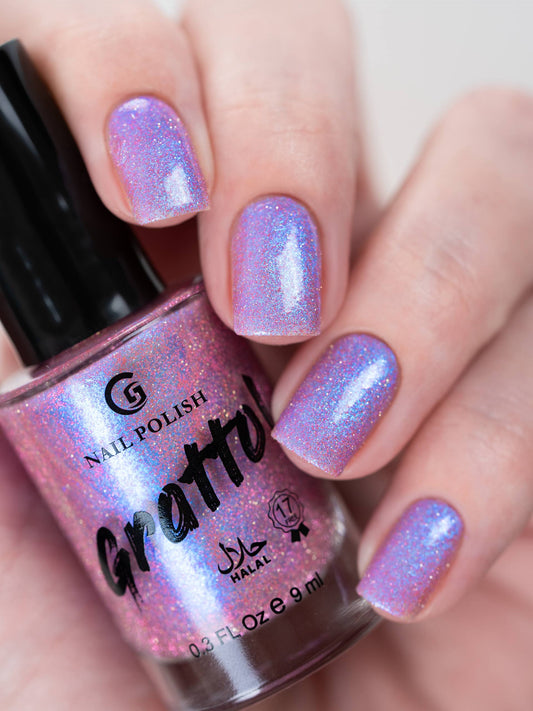Grattol- Taro Latte (Reflective Glitter) I Love My Polish