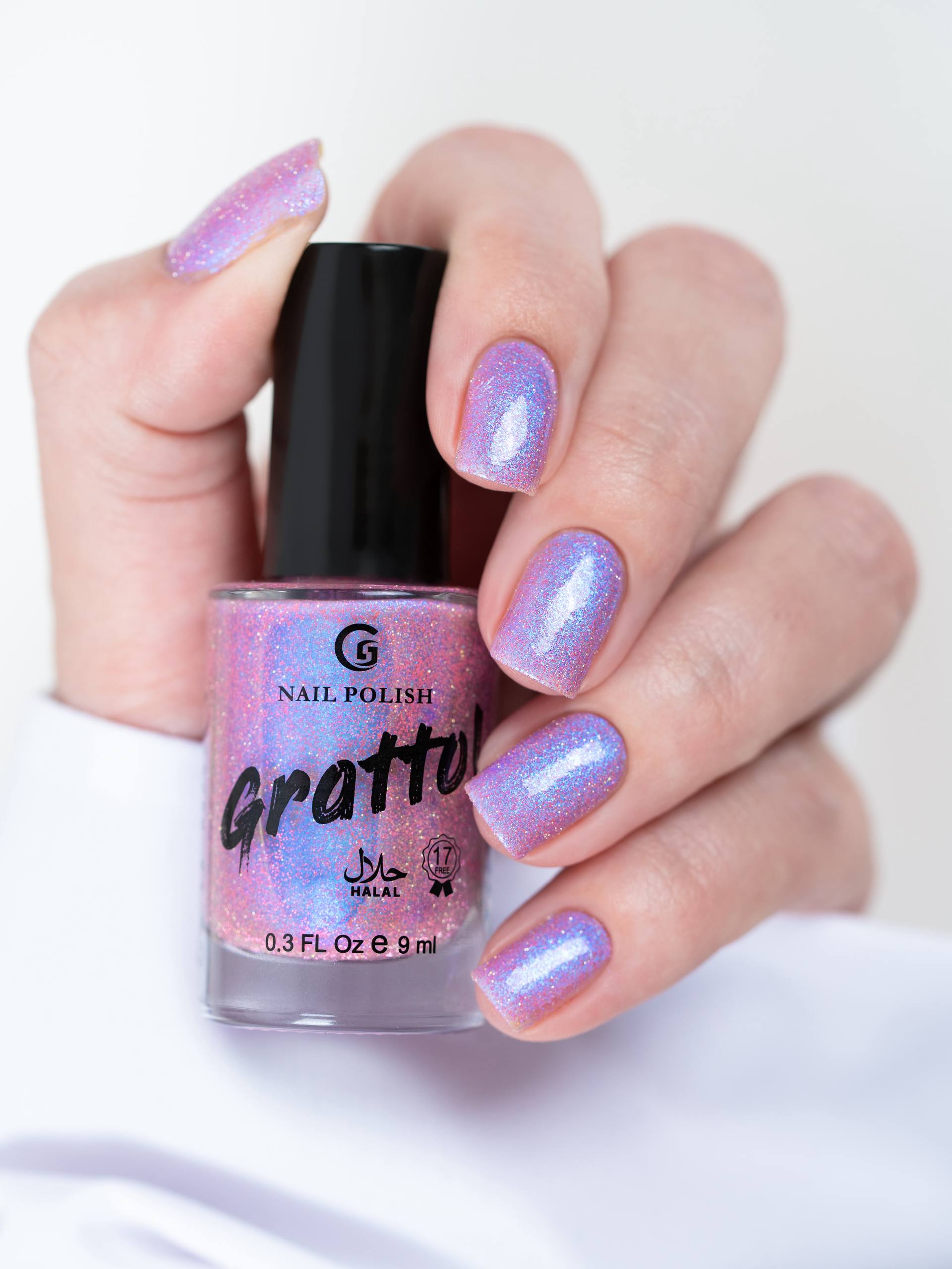 Grattol- Taro Latte (Reflective Glitter) I Love My Polish