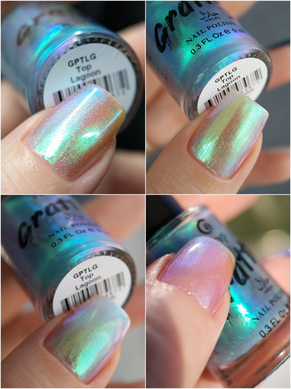Grattol- Top Lagoon (Iridescent Topper) I Love My Polish
