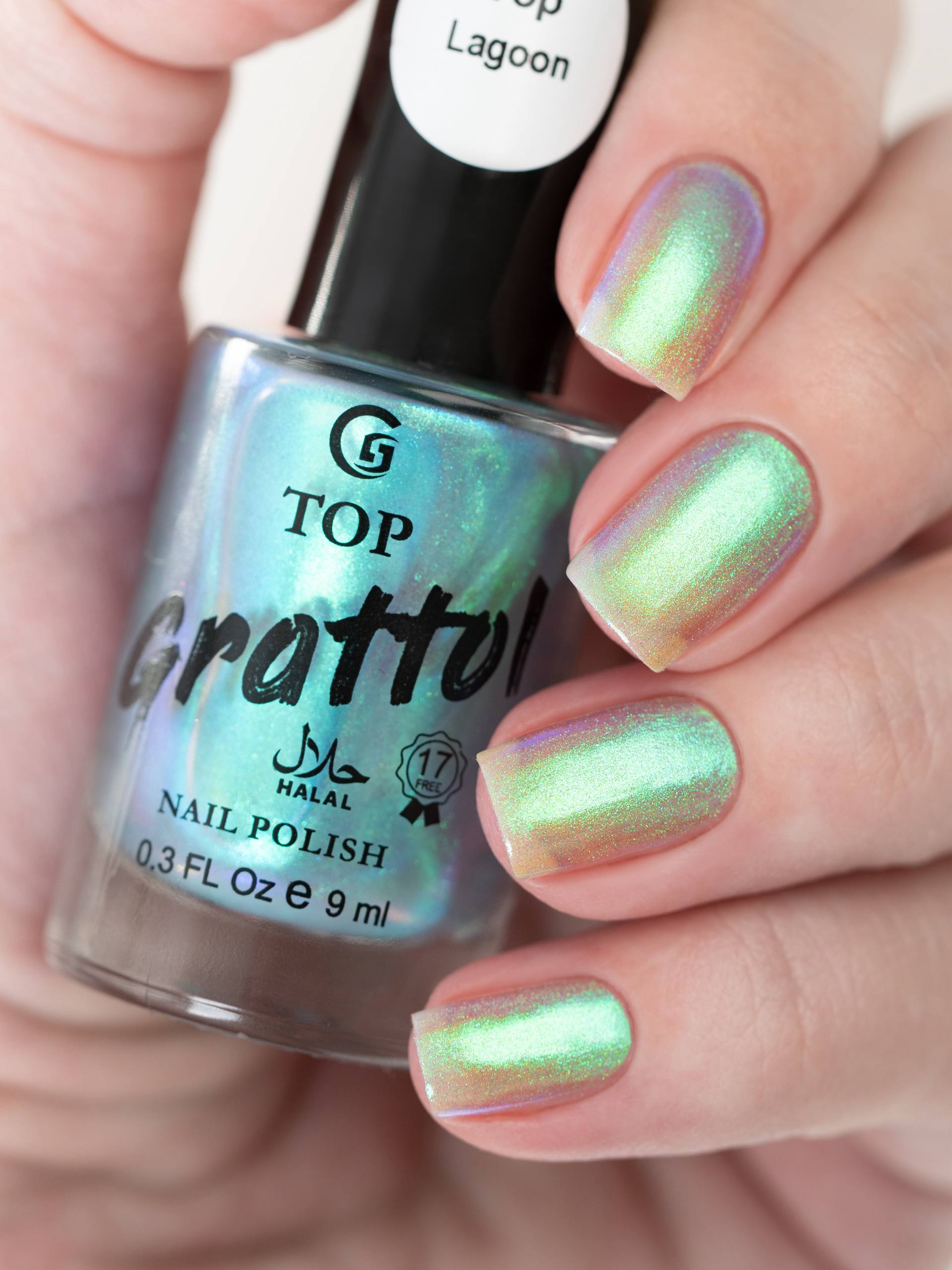 Grattol- Top Lagoon (Iridescent Topper) I Love My Polish