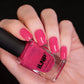 ILNP- Gummy Bear Pink Holographic Jelly Nail Polish I Love My Polish