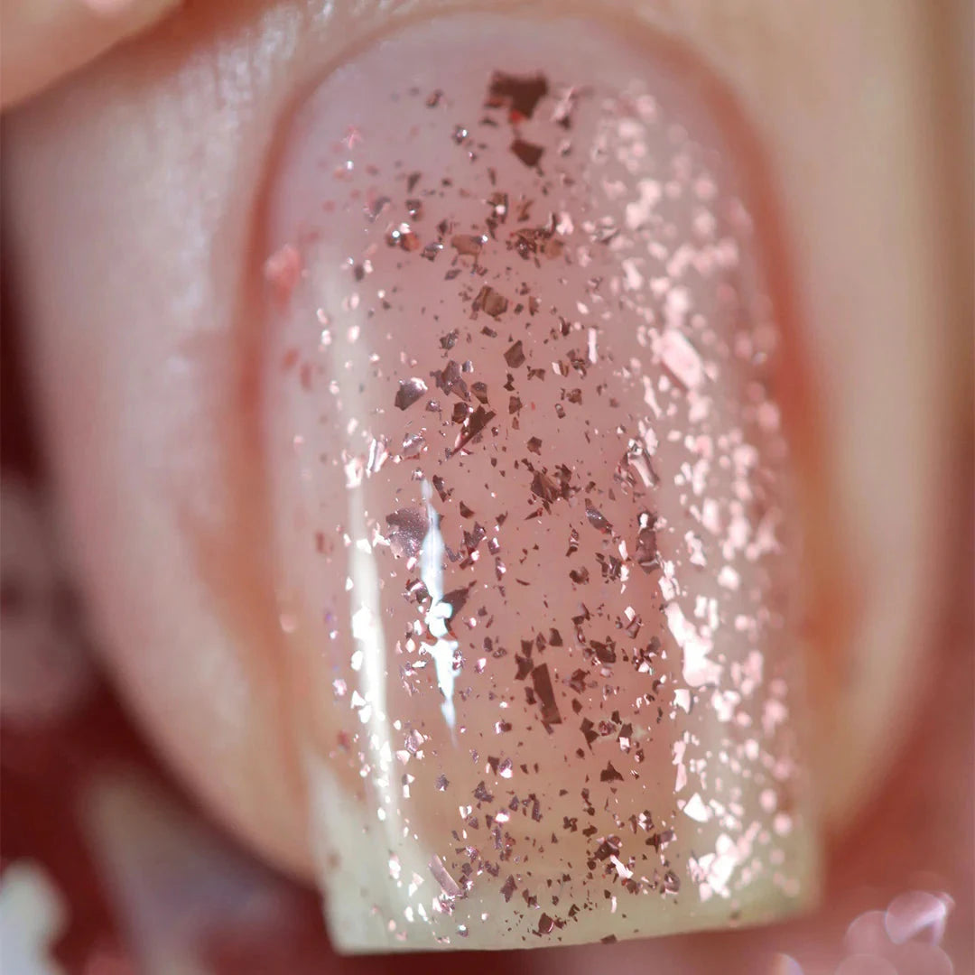 Holo Taco- Rose Gold Flake Taco I Love My Polish