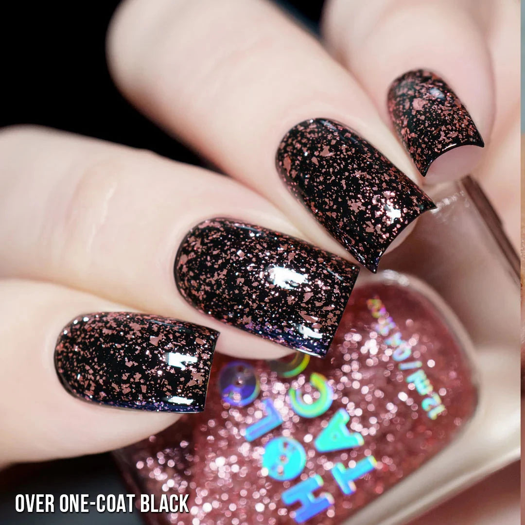 Holo Taco- Rose Gold Flake Taco I Love My Polish