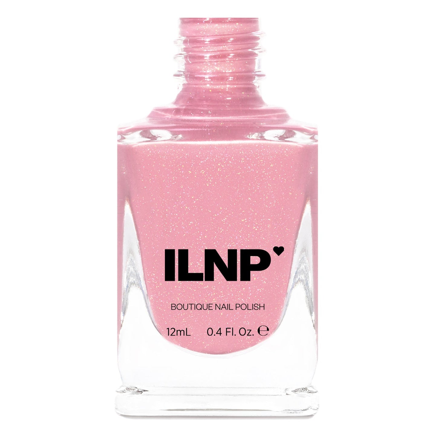 ILNP- Dear Diary Soft Pink Sherbet Holographic Crelly Nail Polish I Love My Polish