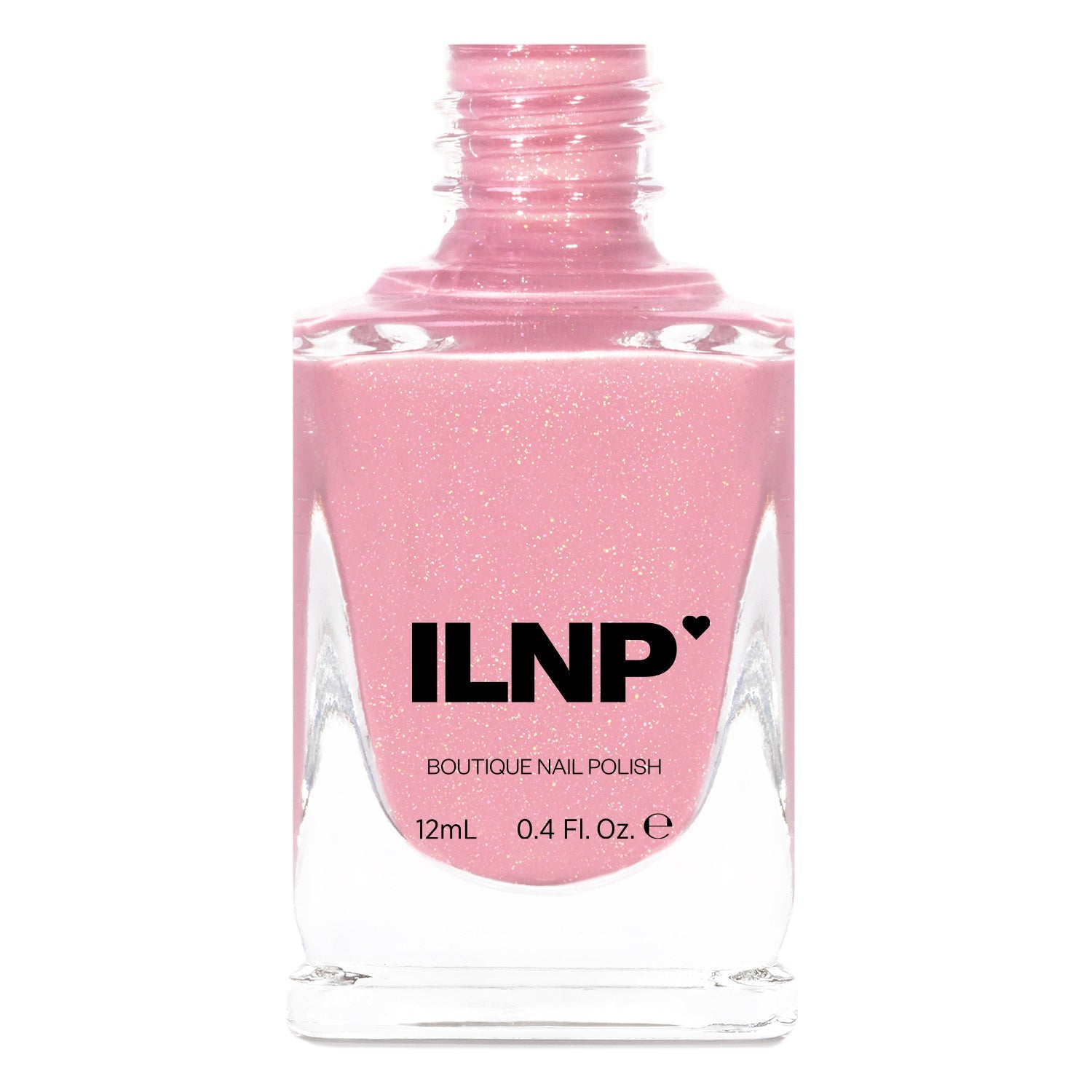 ILNP- Dear Diary Soft Pink Sherbet Holographic Crelly Nail Polish I Love My Polish