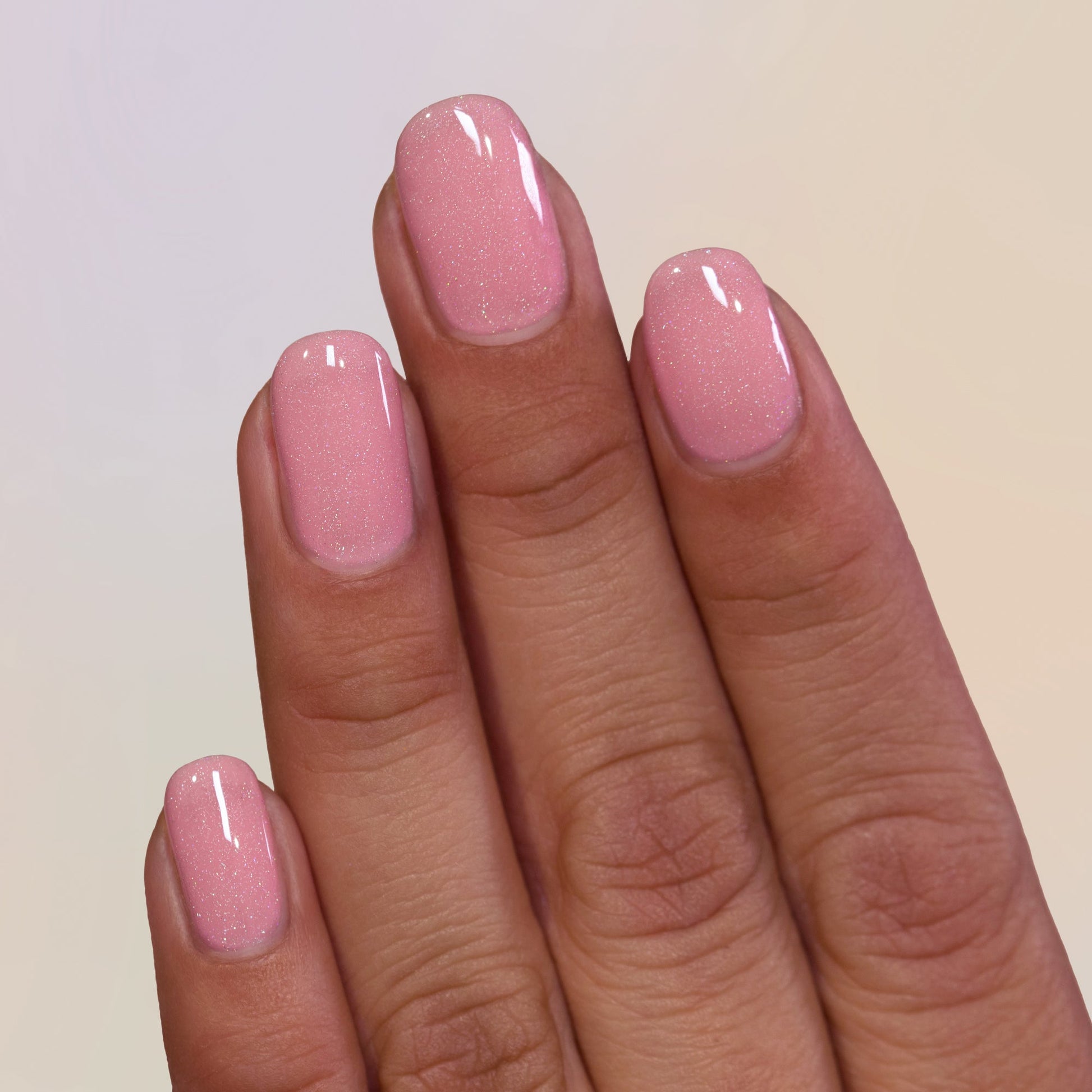 ILNP- Dear Diary Soft Pink Sherbet Holographic Crelly Nail Polish I Love My Polish