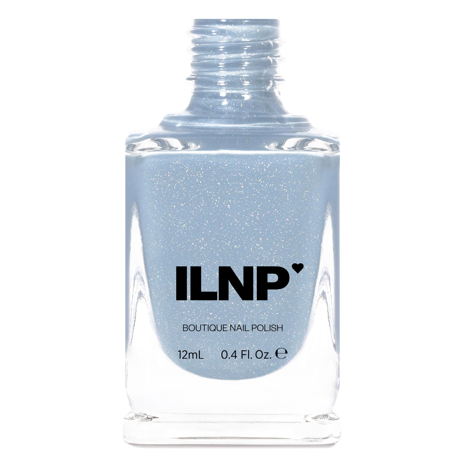 ILNP- Low Rise Faded Denim Blue Holographic Crelly Nail Polish I Love My Polish