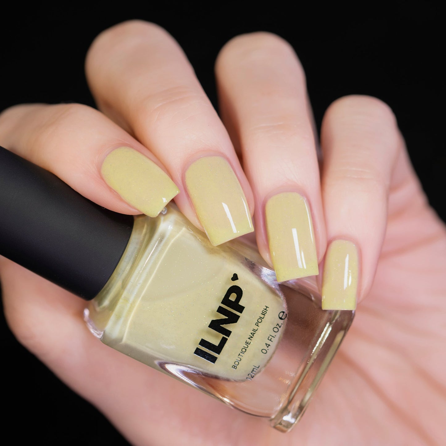 ILNP- Lunchbox Pastel Yellow Holographic Crelly Nail Polish I Love My Polish