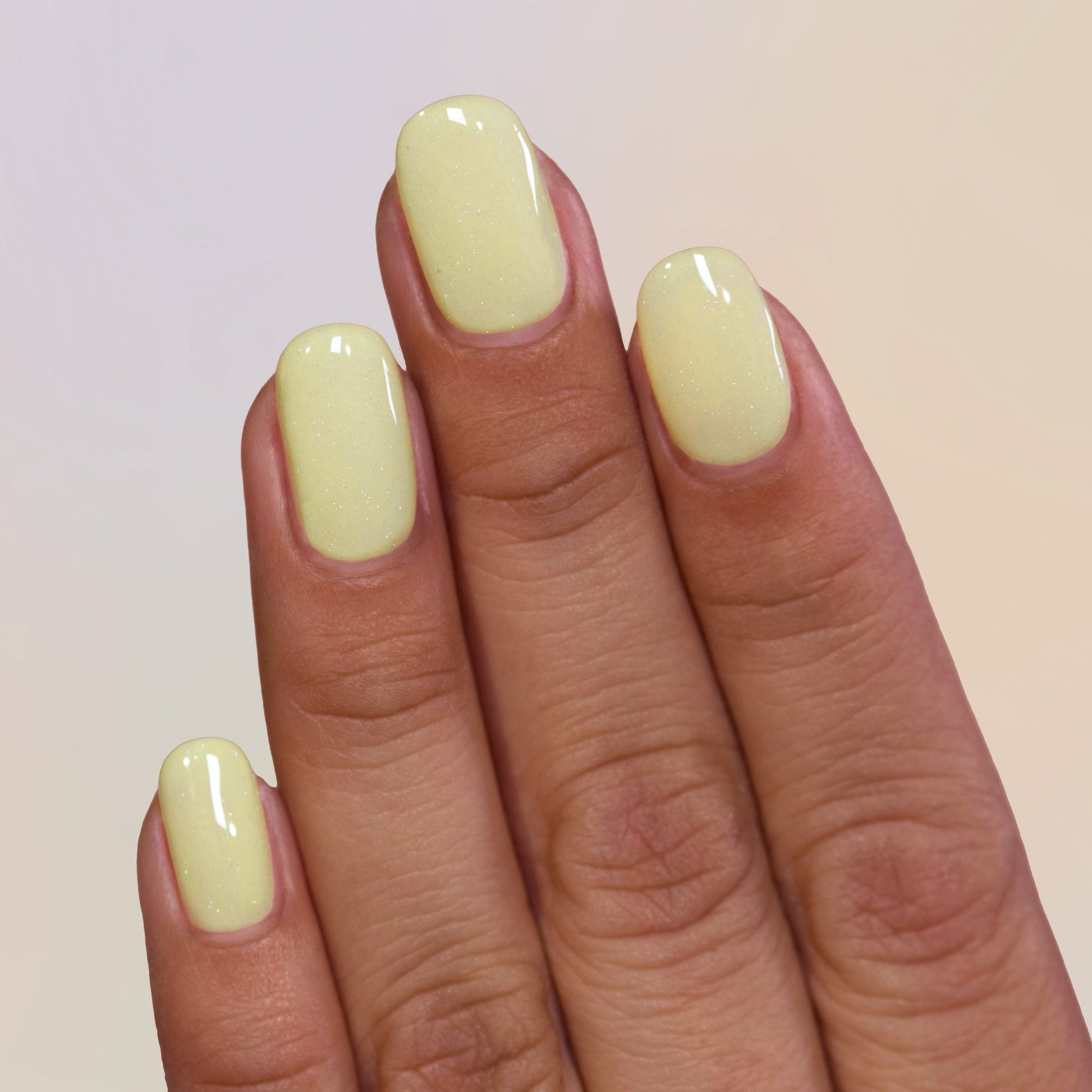 ILNP- Lunchbox Pastel Yellow Holographic Crelly Nail Polish I Love My Polish