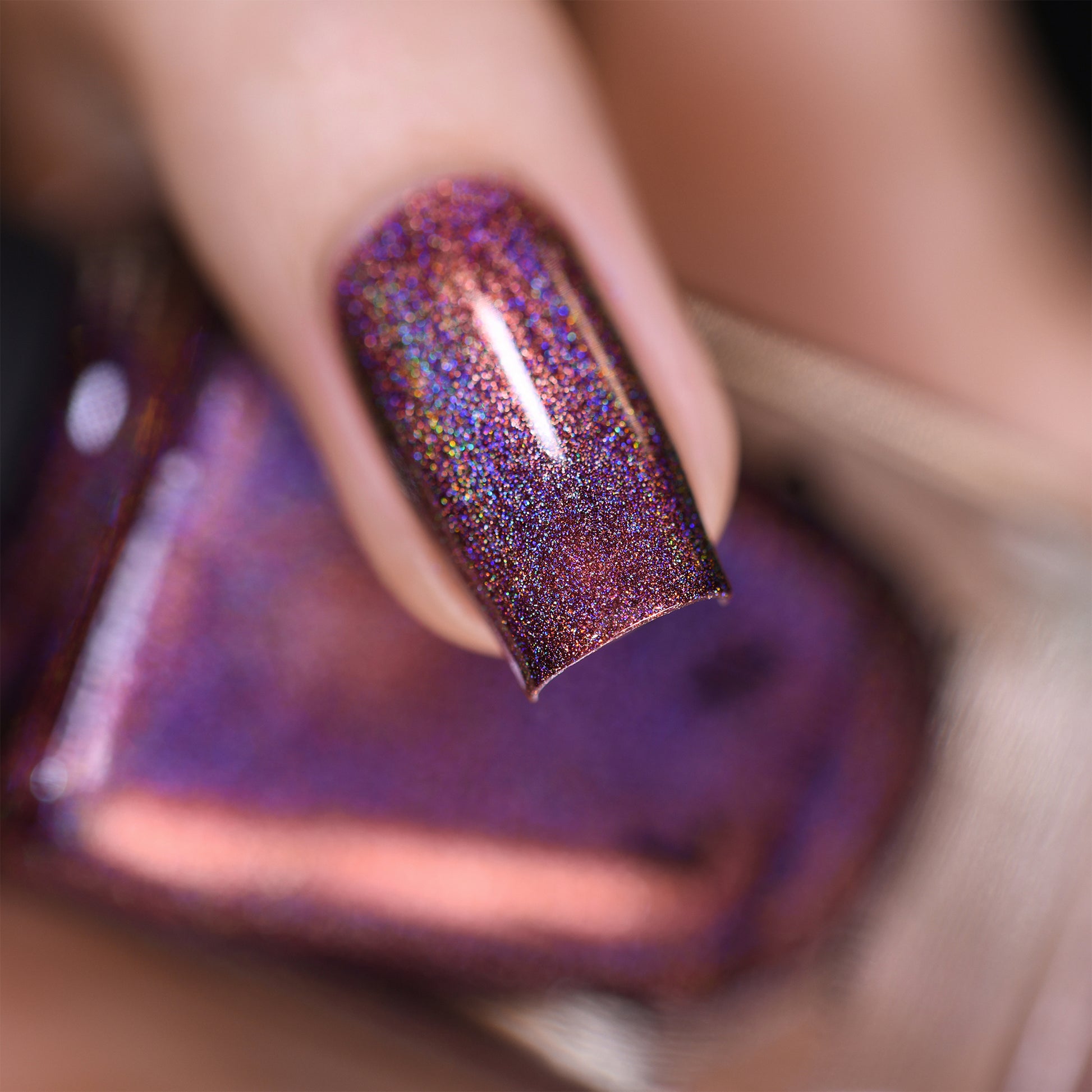ILNP Love Language Purple Holographic Nail Polish I Love My Polish