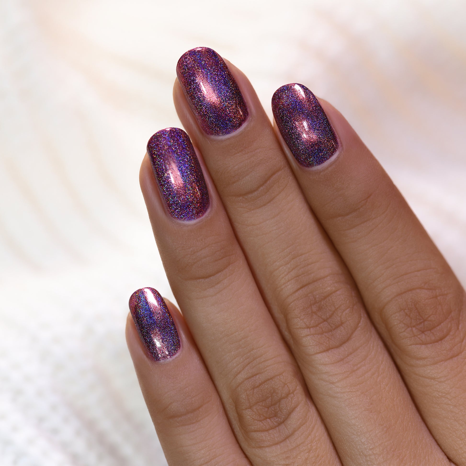 IILNP Love Language Purple Holographic Nail Polish I Love My Polish