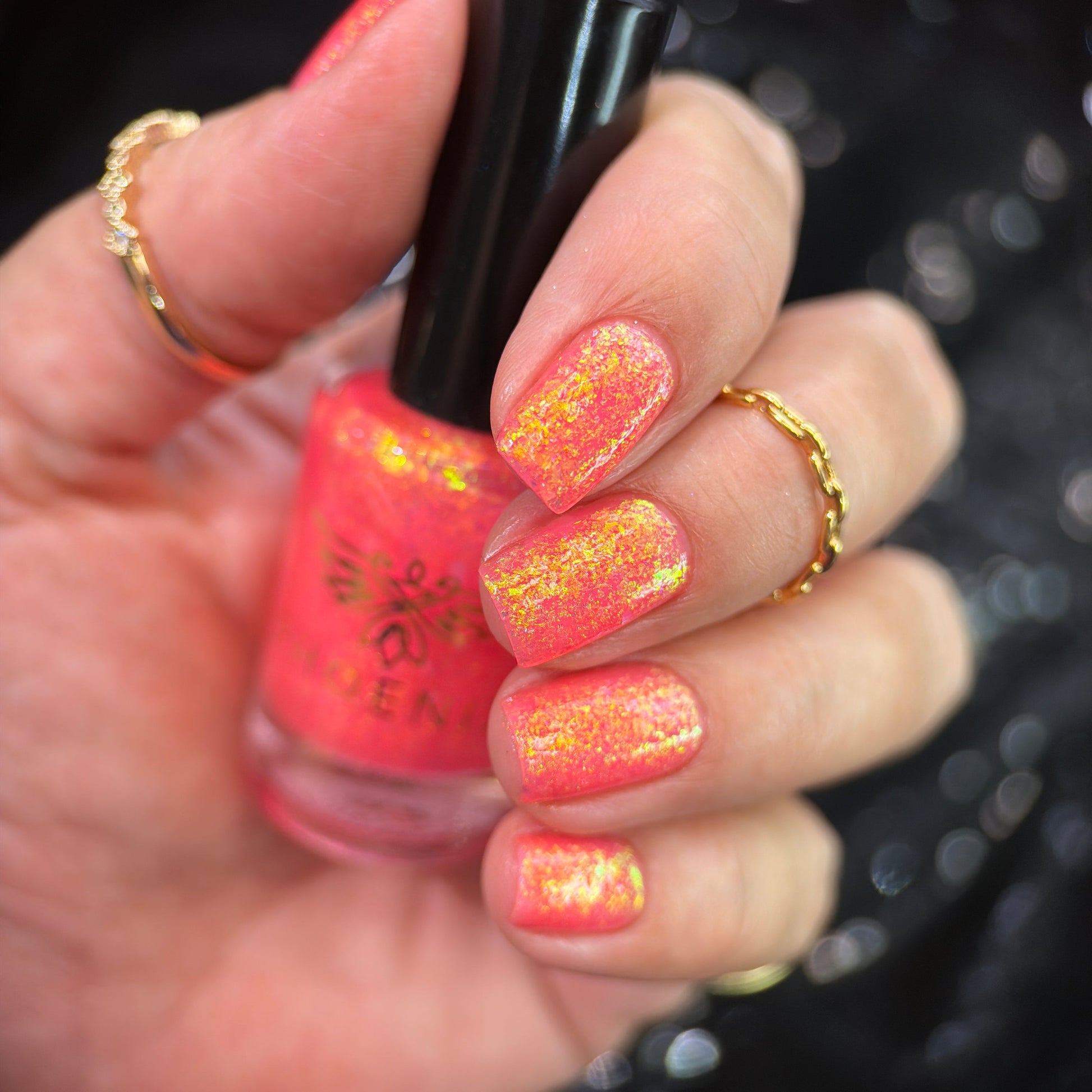 Buy Phoenix Polish - Baby | Pink Flakies Nail Polish in India at ILMP I Love My Polish