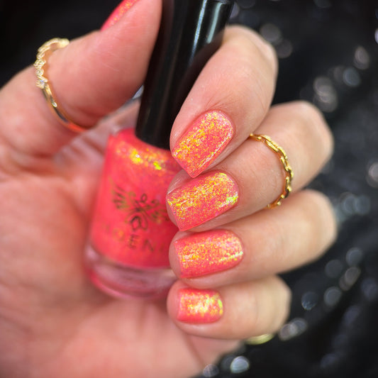 Buy Phoenix Polish - Baby | Pink Flakies Nail Polish in India at ILMP I Love My Polish