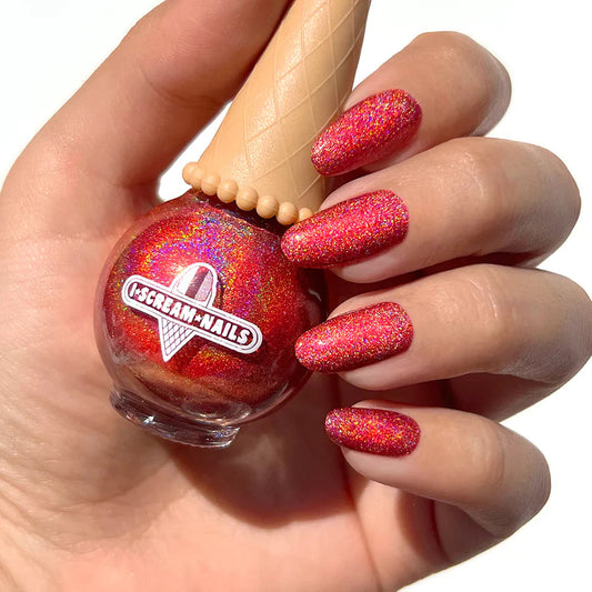 I Scream Nails- Holo Cherry I Love My Polish