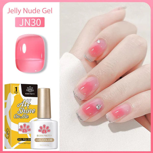 Born Pretty Transparent Jelly Gel Polish JN30 (10ml) I Love My Polish