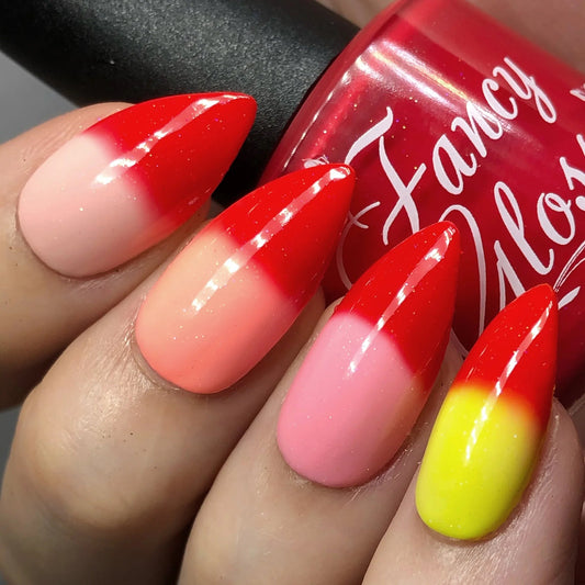 Fancy Gloss- Red Thermal Top Coat I Love My Polish