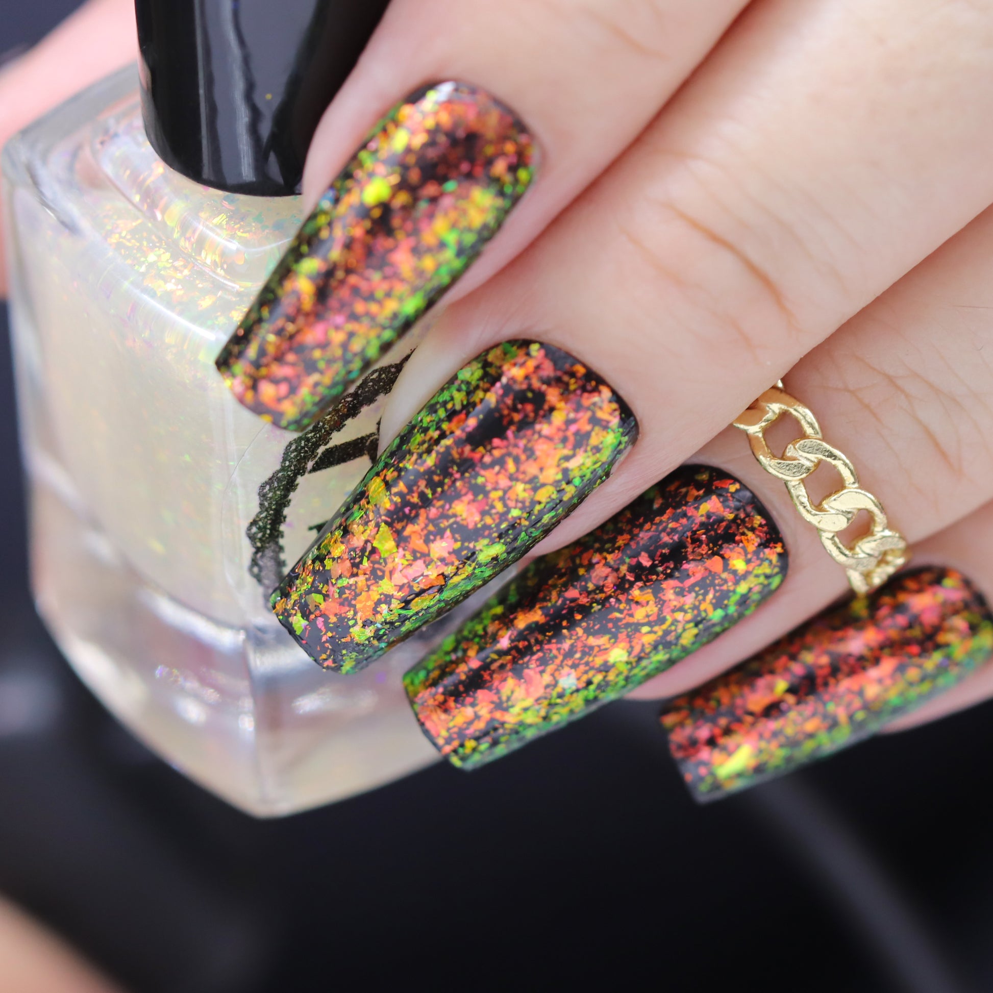 Phoenix Polish - Lorelei ( Iridescent Flakies) I Love My Polish