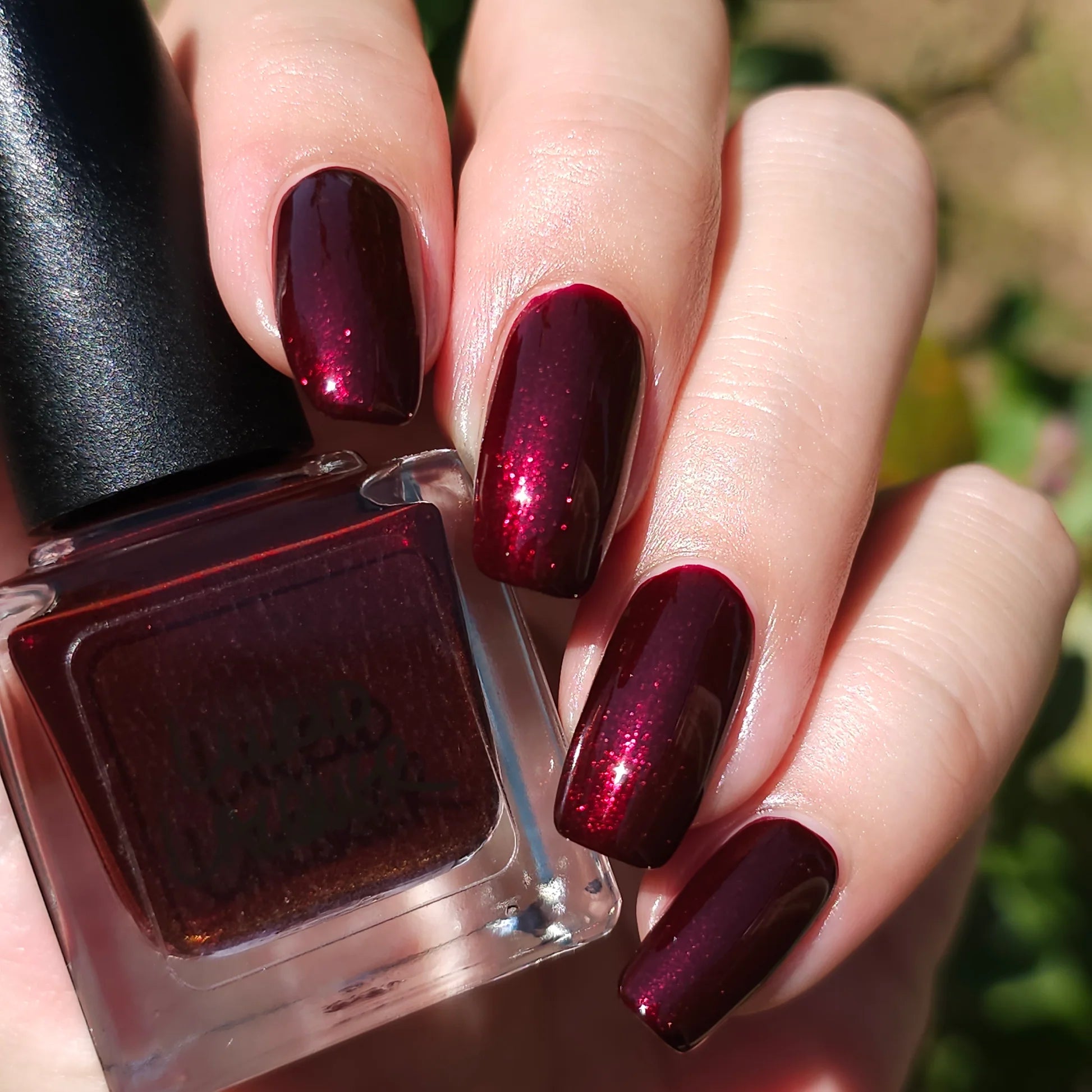 Lurid Lacquer- Blood Bag Maroon Red Nail Polish at I Love My Polish