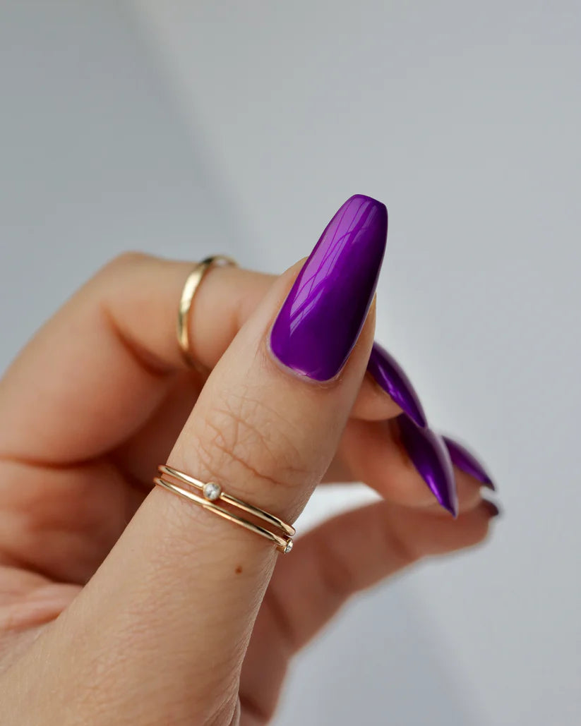 Lurid Lacquer- Indomitable Purple Pink Shimmer Nail Polish I Love My Polish 
